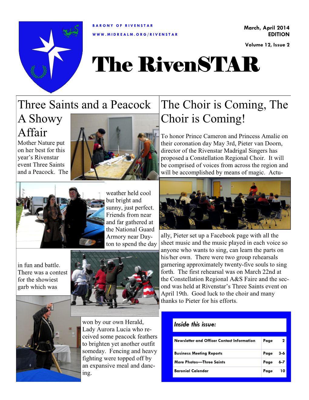 The Rivenstar Monthly the Rivenstar