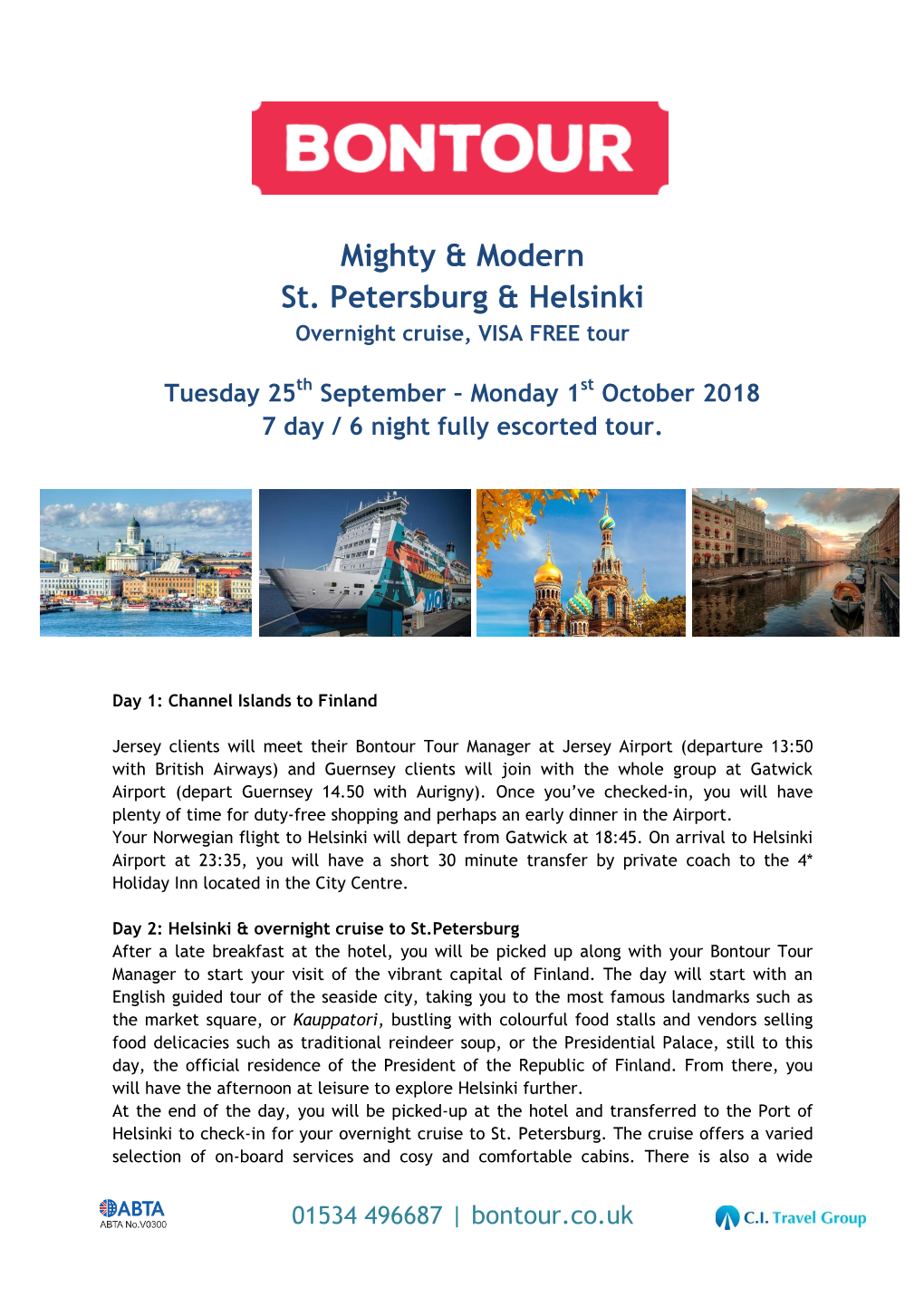 Mighty & Modern St. Petersburg & Helsinki