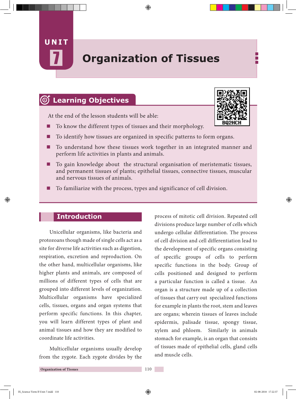 Tamilnadu Board Class 9 Science Chapter 7 Term II