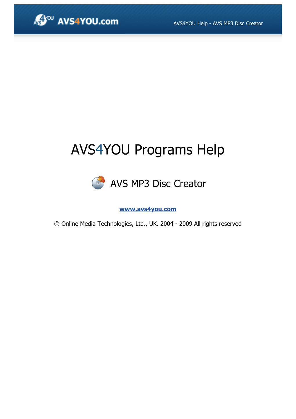 AVS4YOU Programs Help