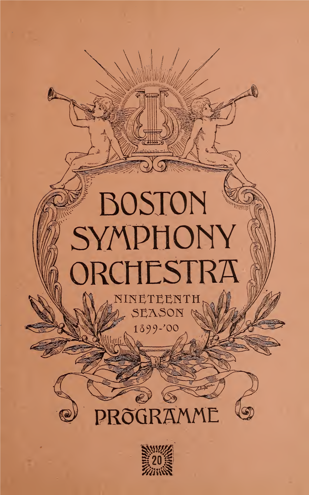 Boston Symphony Orchestra Concert Programs, Season 19, 1899-1900