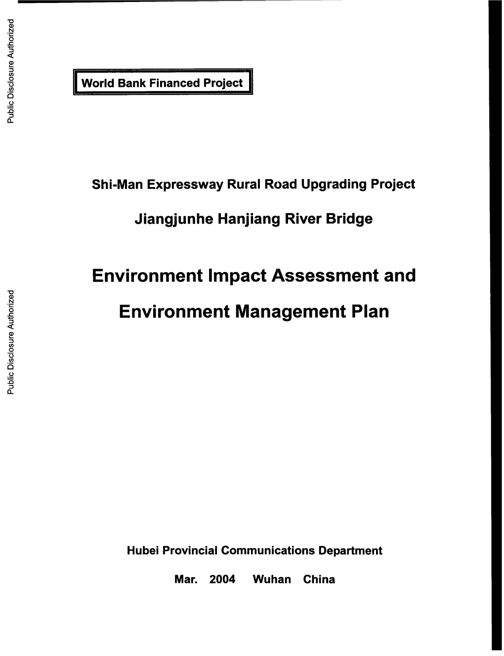 Chapter 4 Environmental Impact and Mitigation Measures