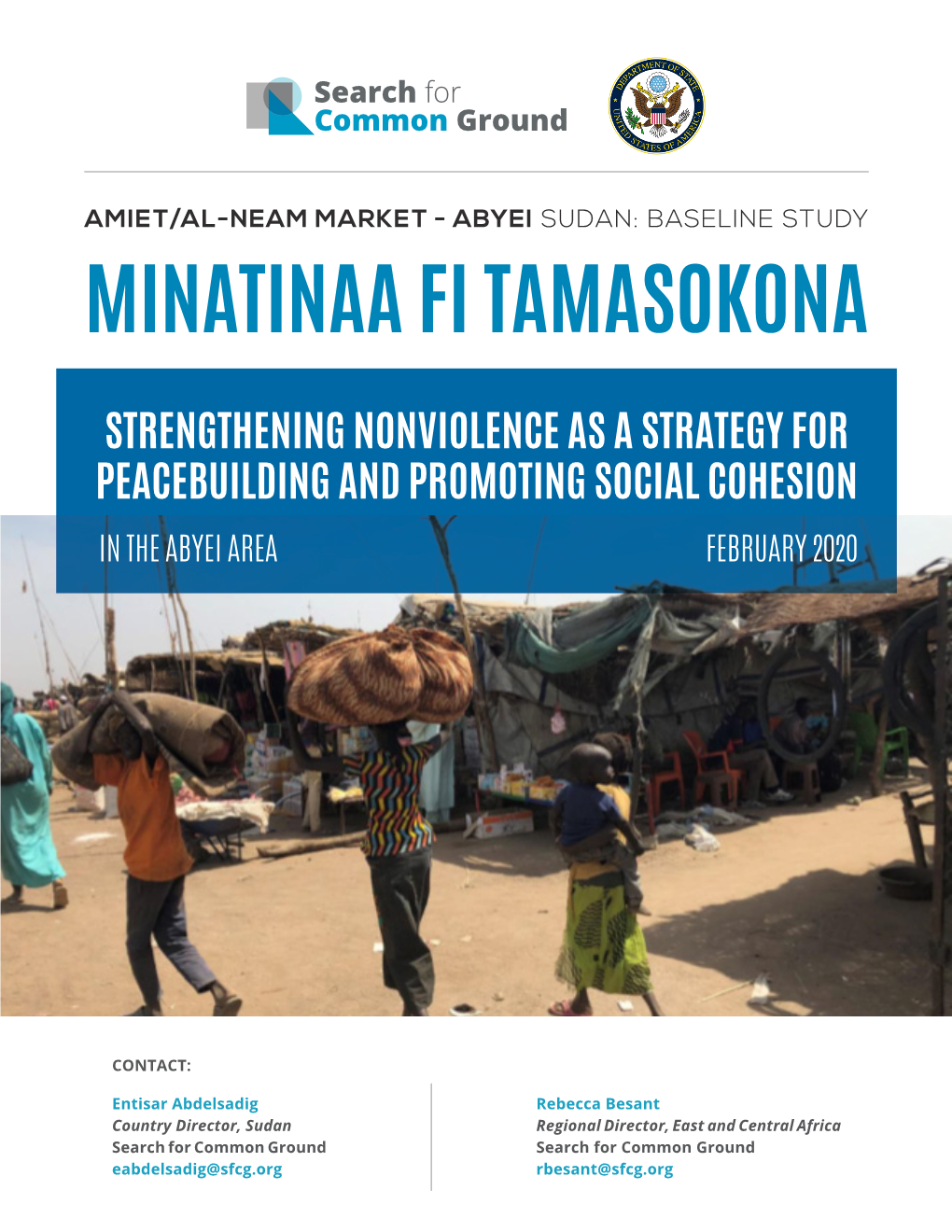 Abyei Sudan: Baseline Study Minatinaa Fi Tamasokona