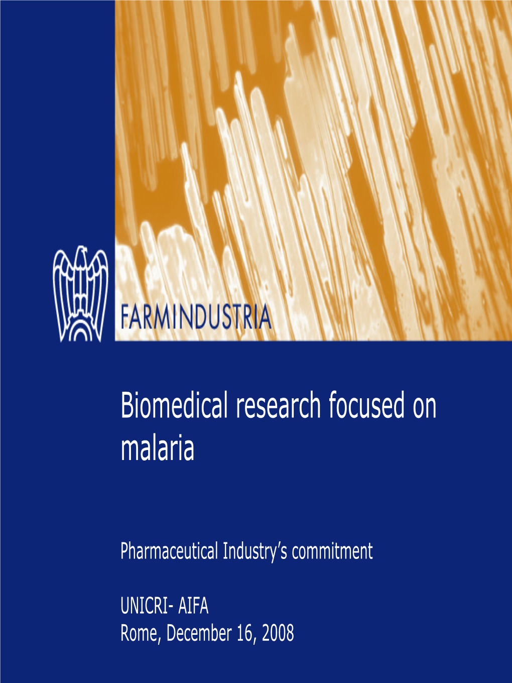 Biomedical Research Focused on Malaria