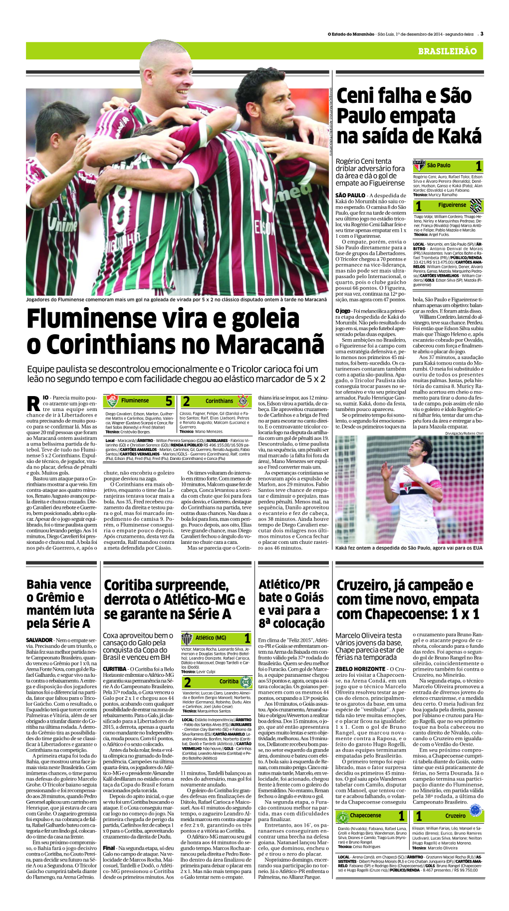 Fluminense Vira E Goleia O Corinthians No Maracanã