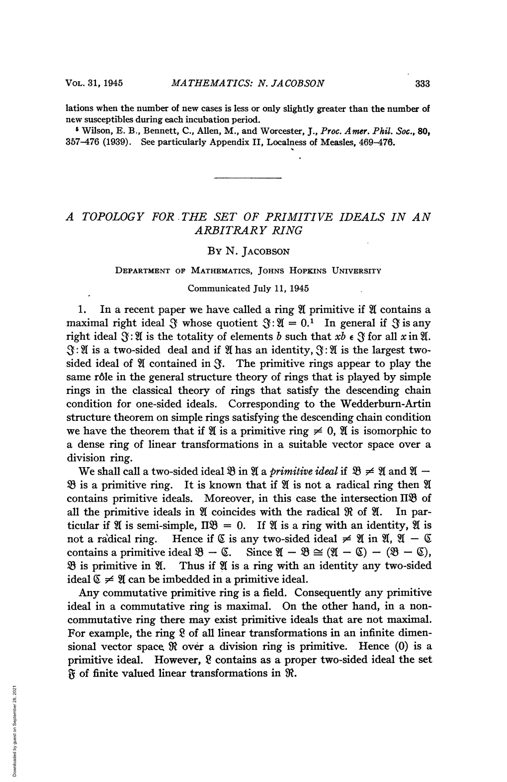 3- (21 - Y) - ( -(), E Is Primitive in 2