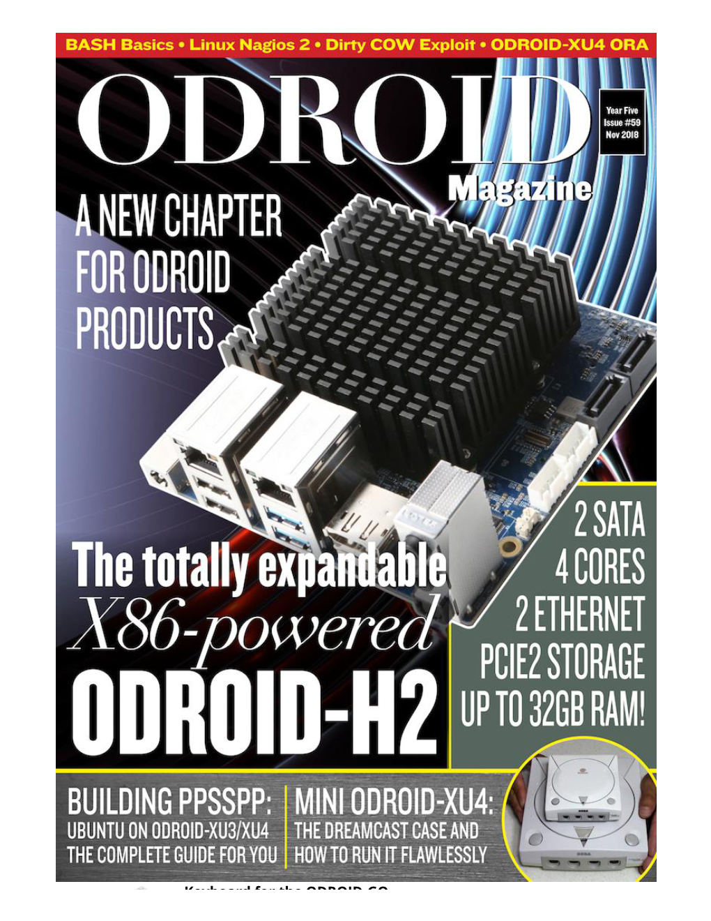 Keyboard for the ODROID GO Keyboard for the ODROID-GO  November 1, 2018