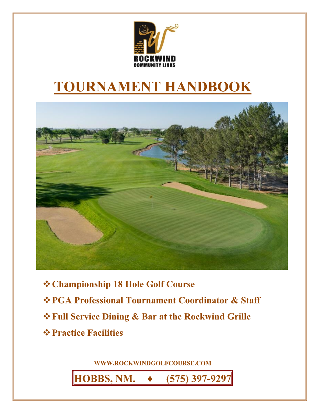 Tournament Handbook