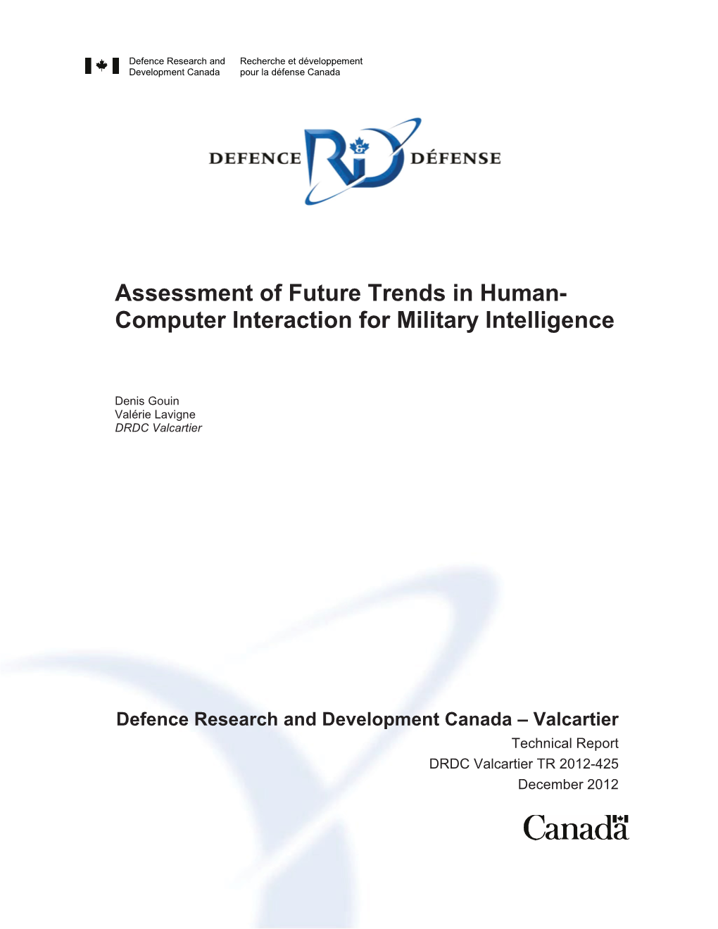 Assessment of Future Trends in Human-Computer Interaction For