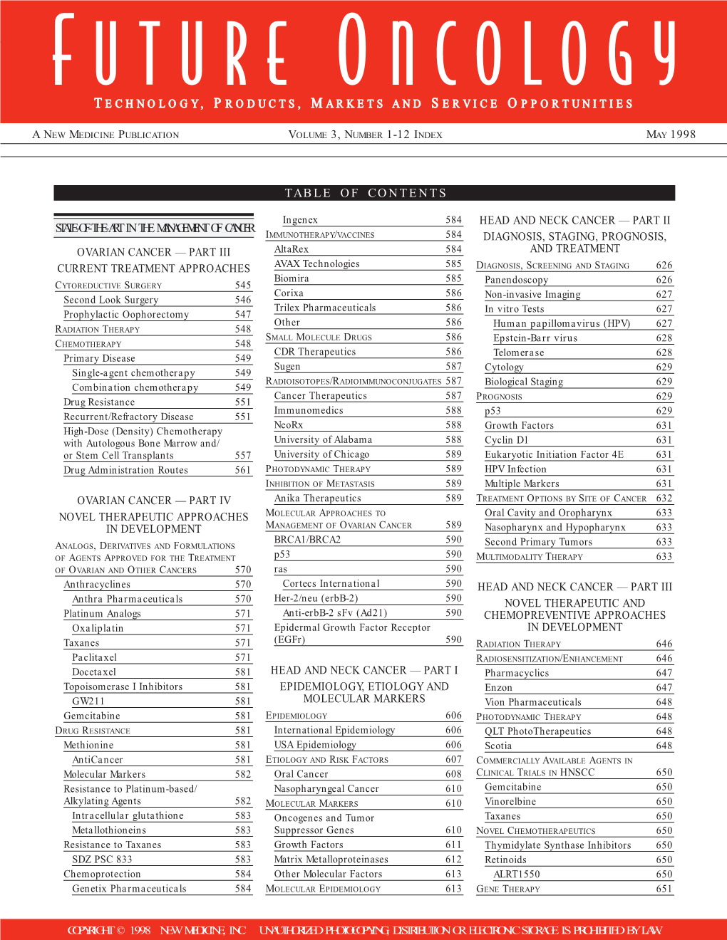 3 Year Index