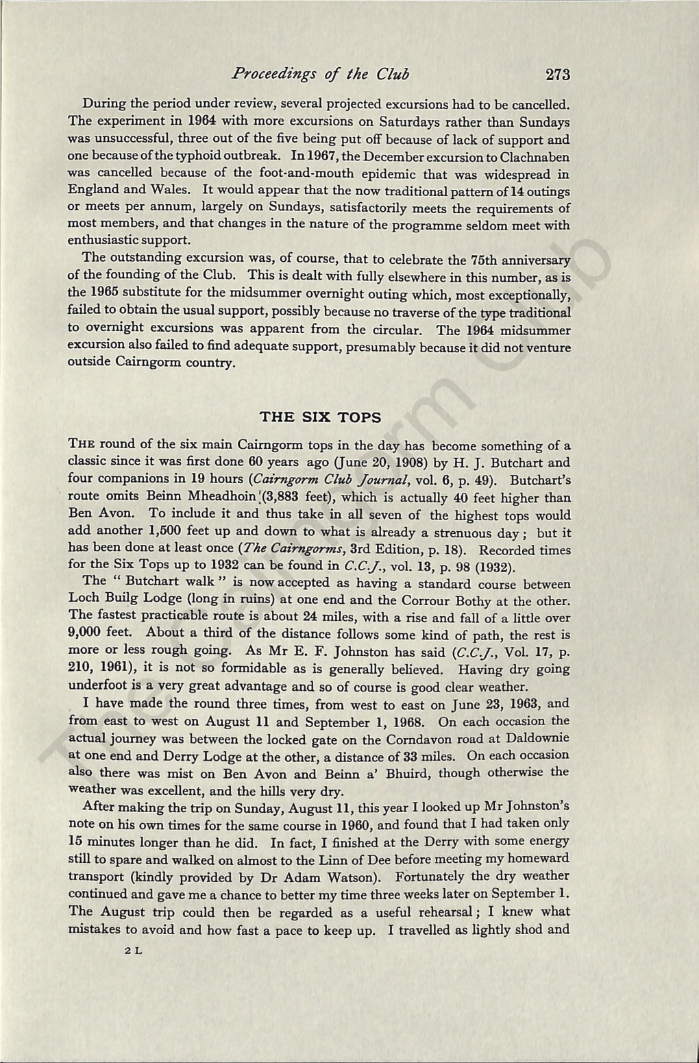 The Cairngorm Club Journal 093, 1968