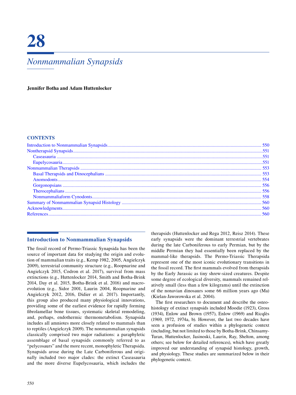 Vertebrate Skeletal Histology and Paleohistology