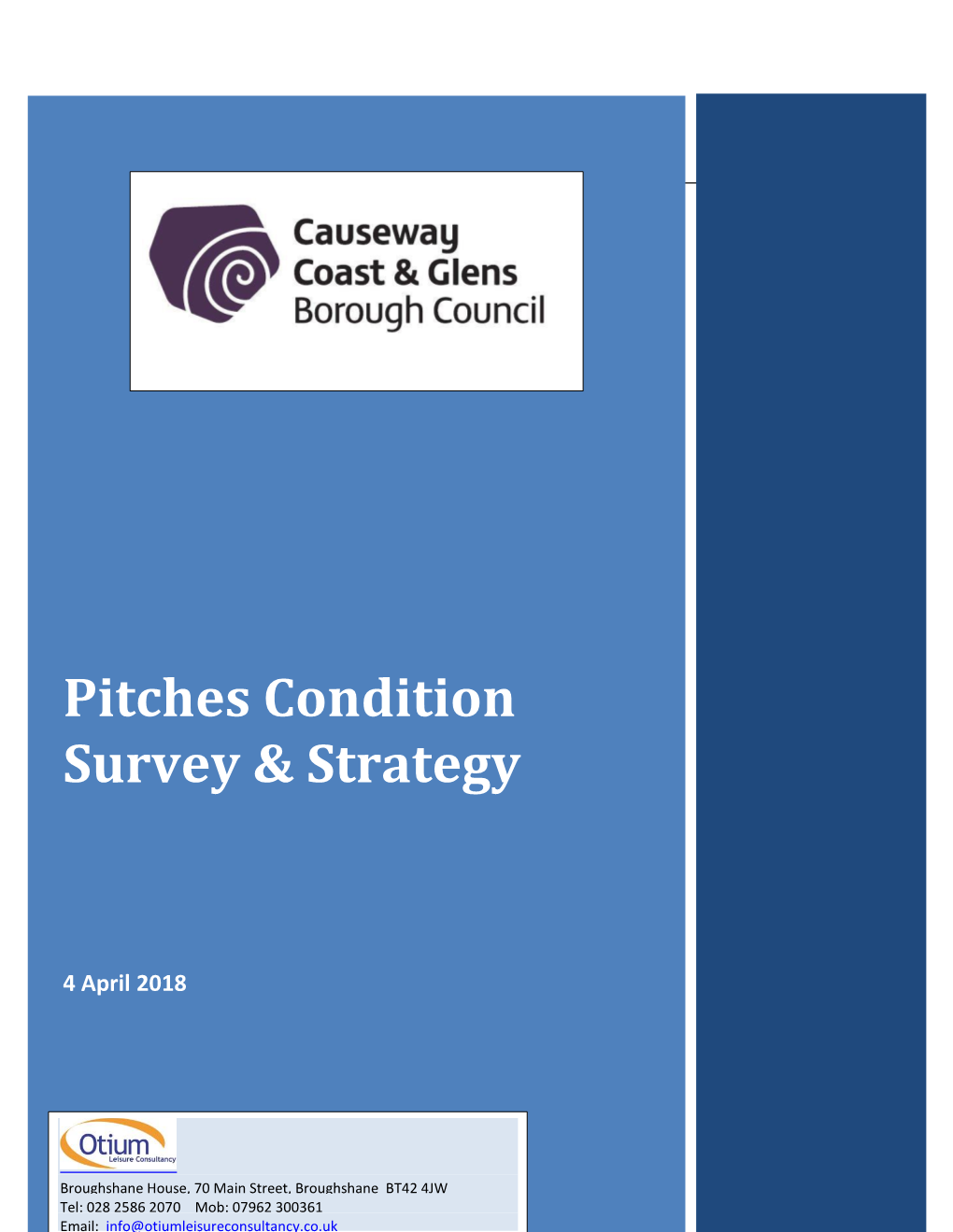 Pitches Condition Survey & Strategy