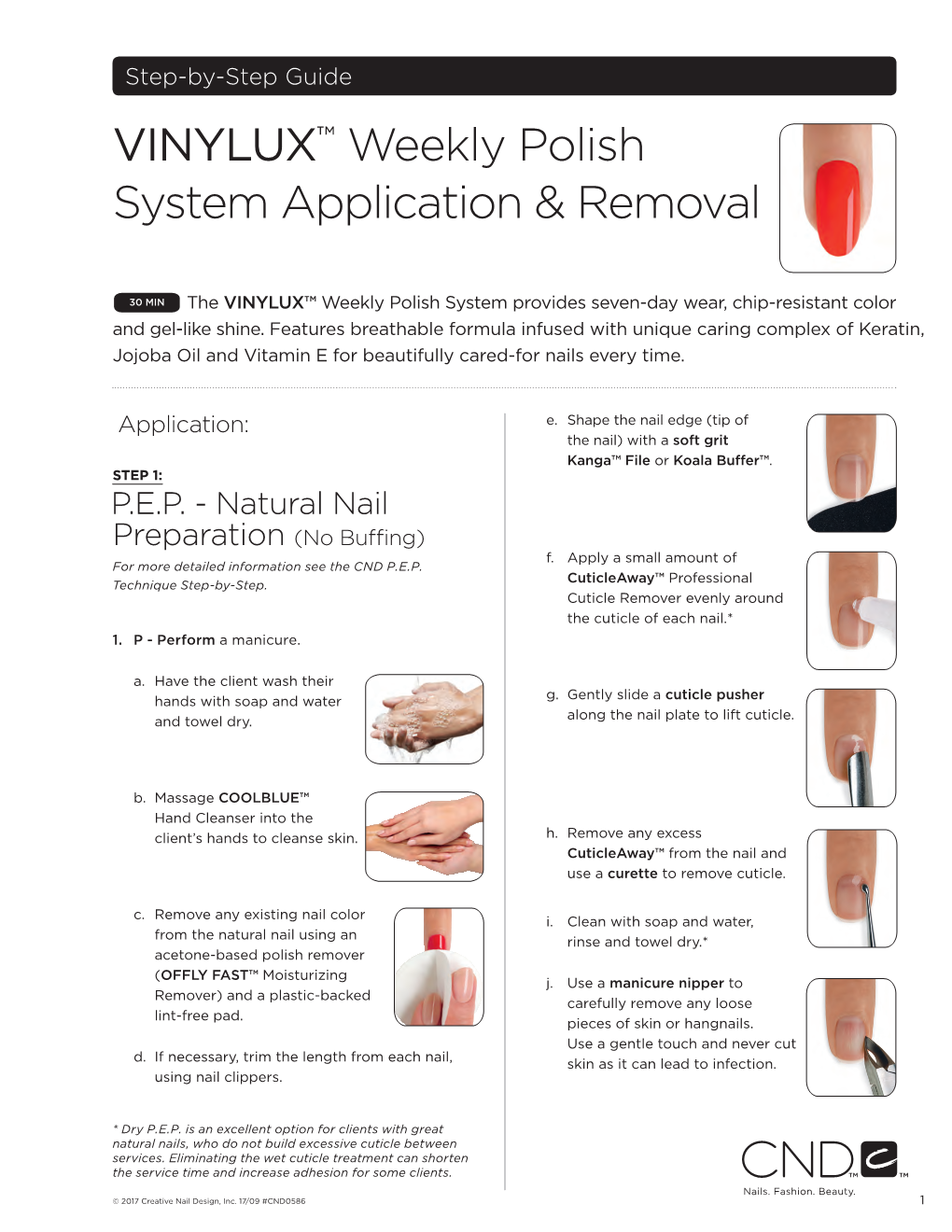 VINYLUX™ Weekly Polish System Application & Removal