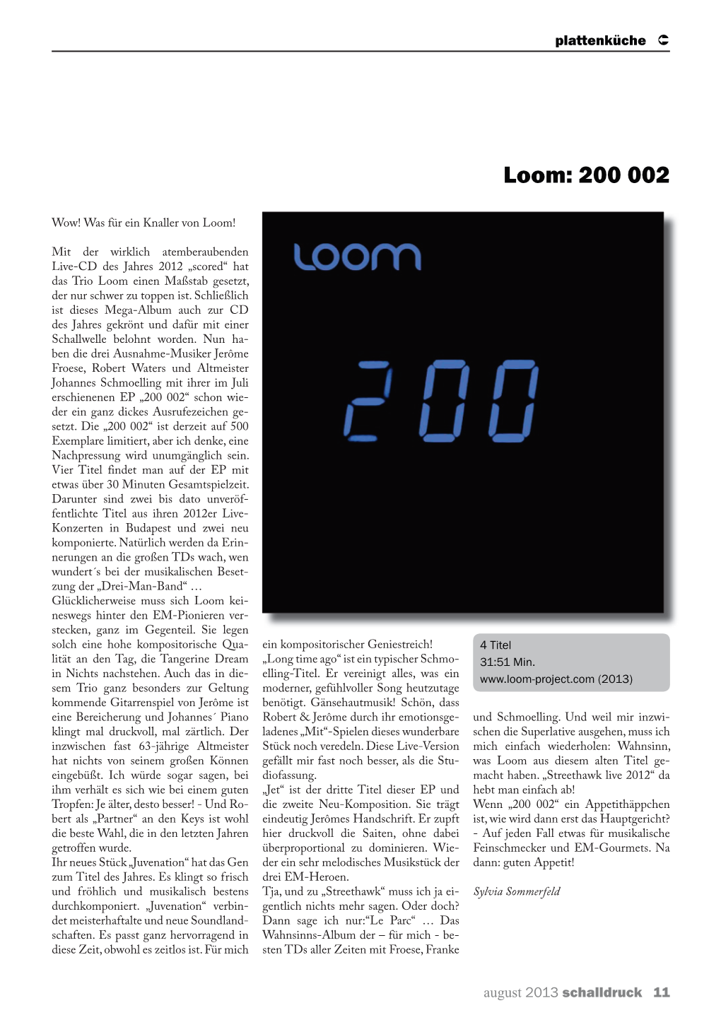 Loom: 200 002