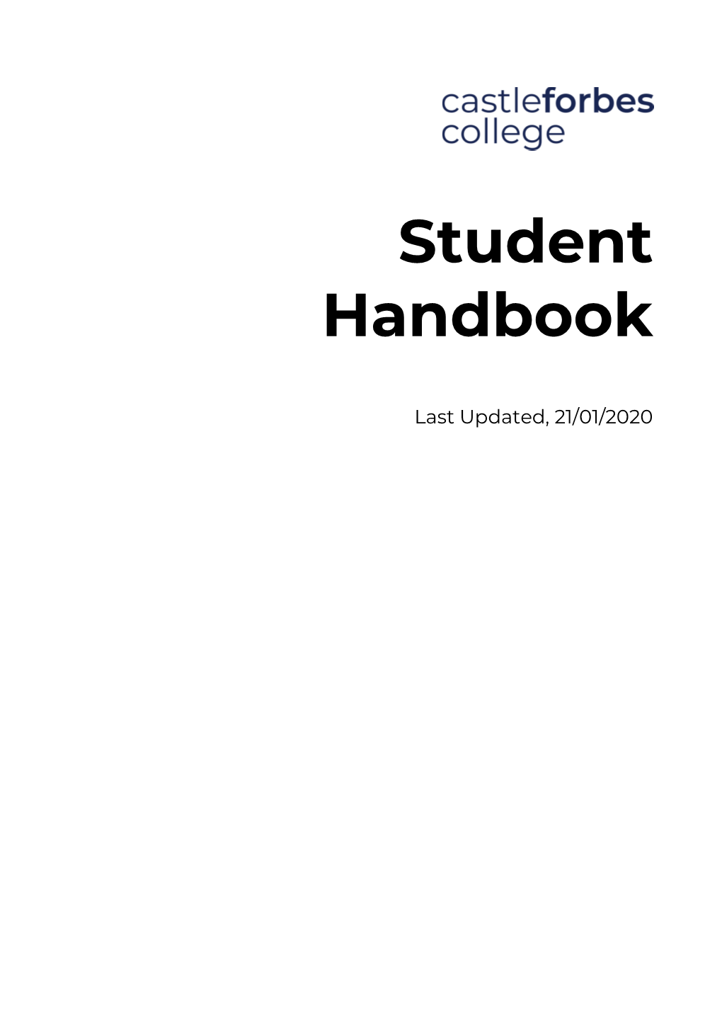 Castleforbes College Student Handbook