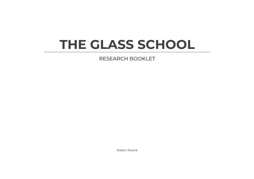 The Glass School Research Booklet