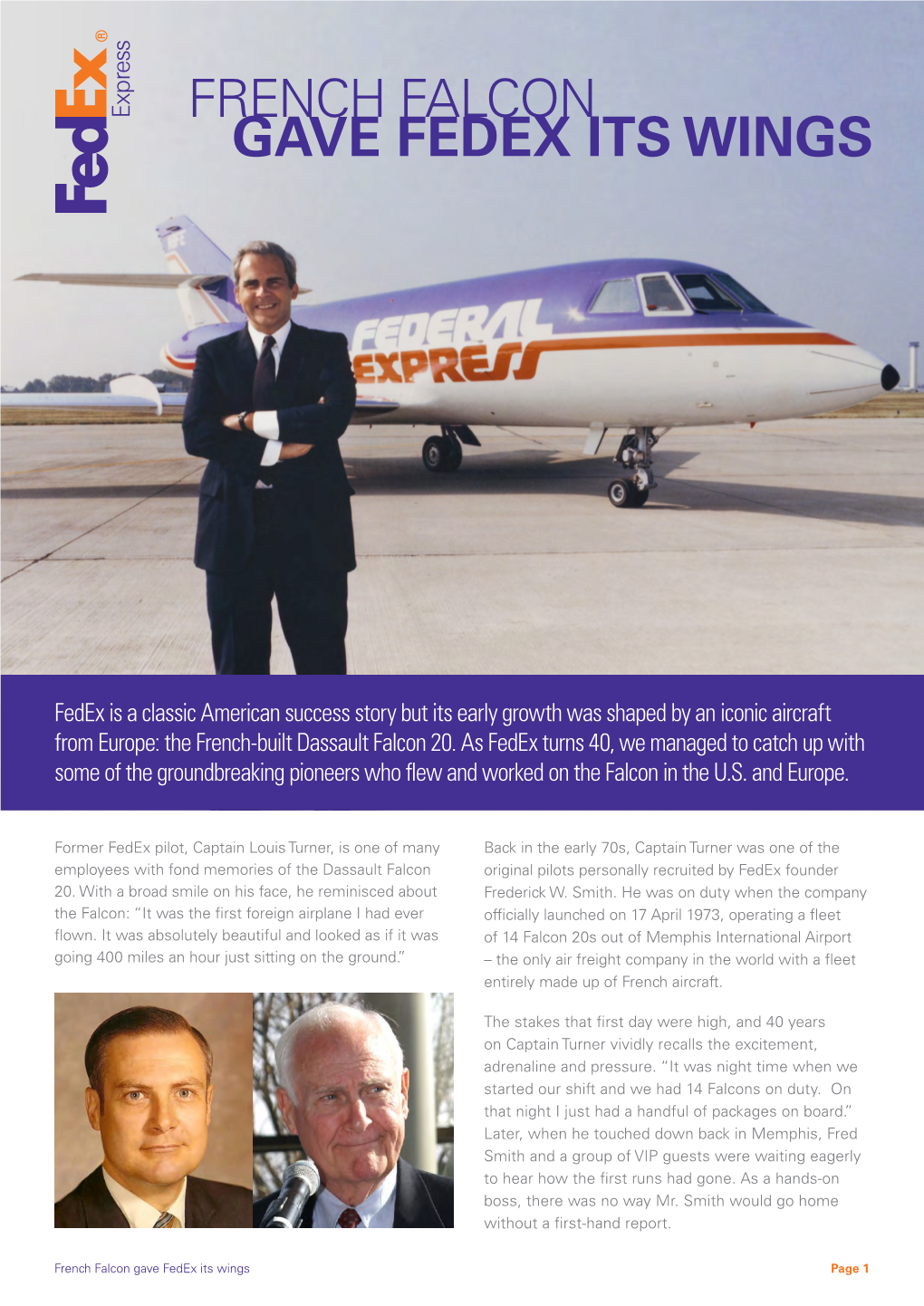 Fedex First Planes Were French Check out Our Dassault Aviation Success Story