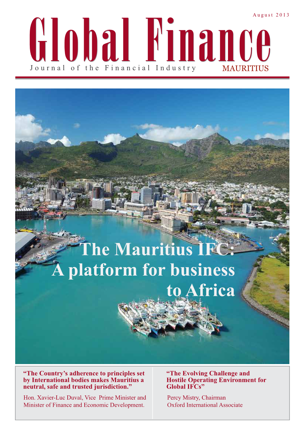 The Mauritius IFC: a Platform for Business to Africa