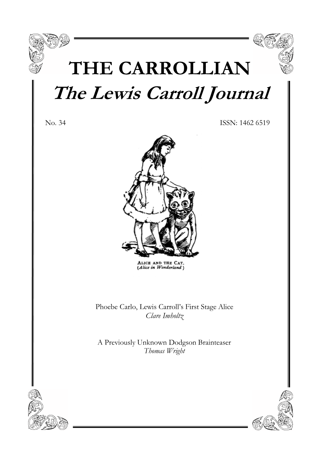 The Lewis Carroll Journal