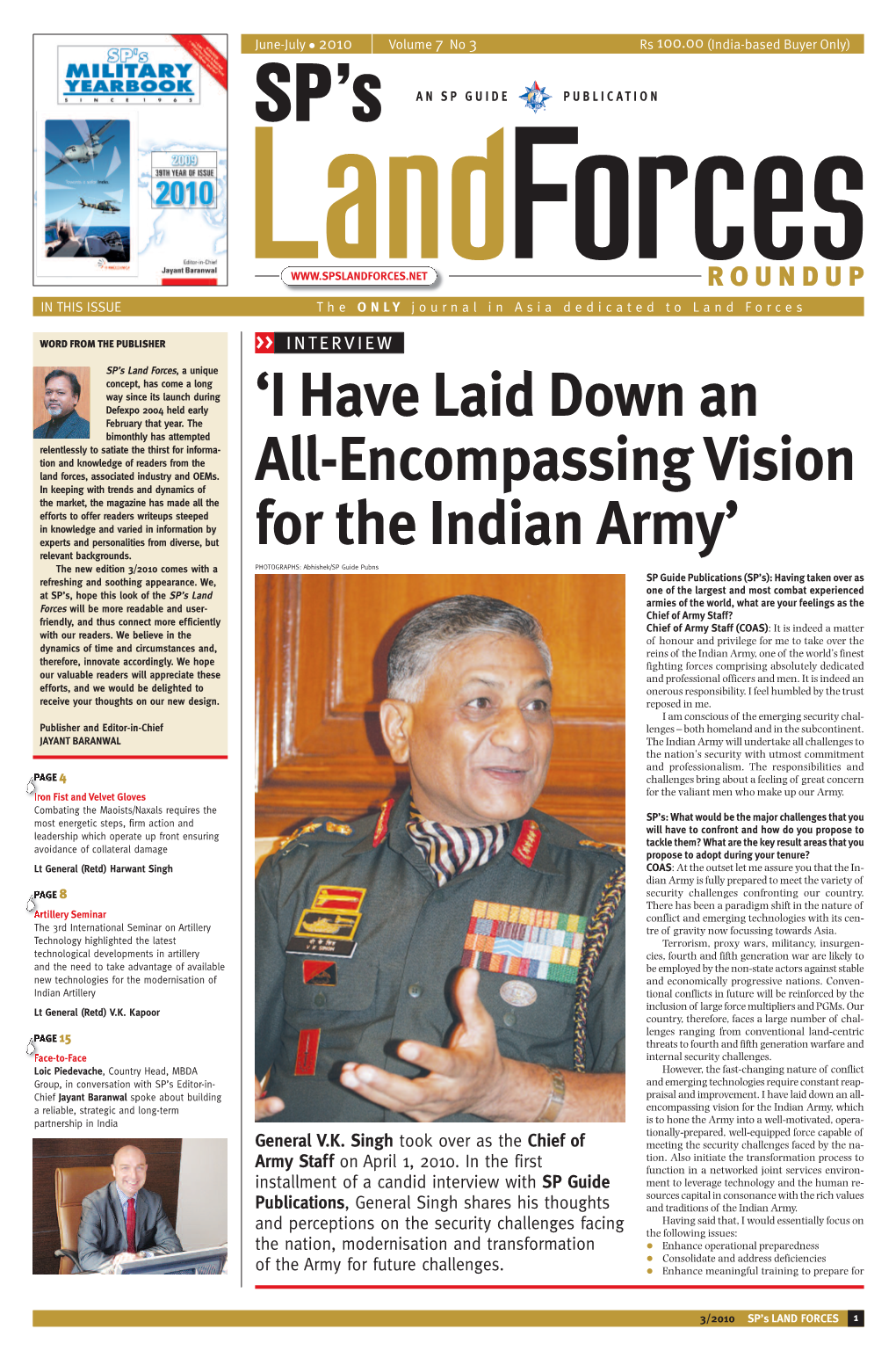 'I Have Laid Down an All-Encompassing Vision for the Indian Army'