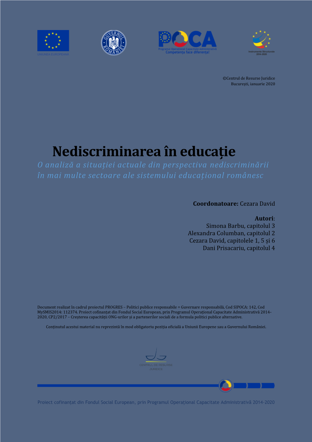 Nediscriminarea În Educație