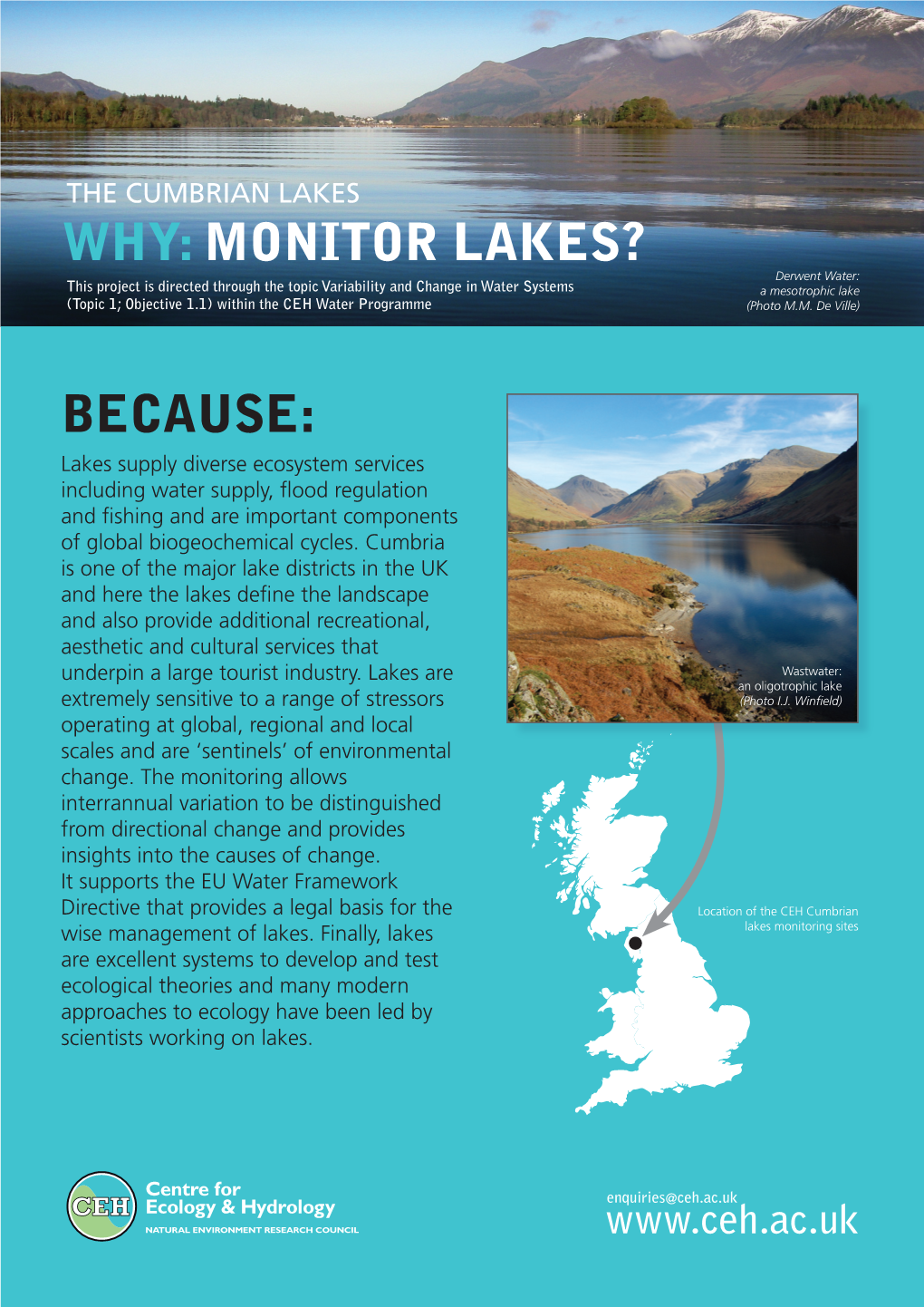 Why: Monitor Lakes? Because