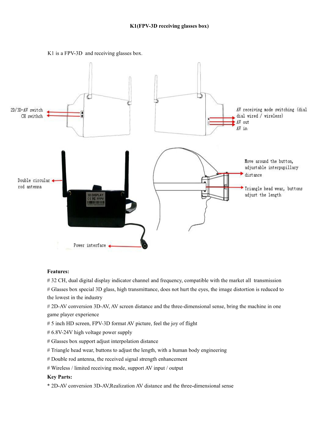 L250(LIGHT 250Mw VTX for Go-Pro Hero3)