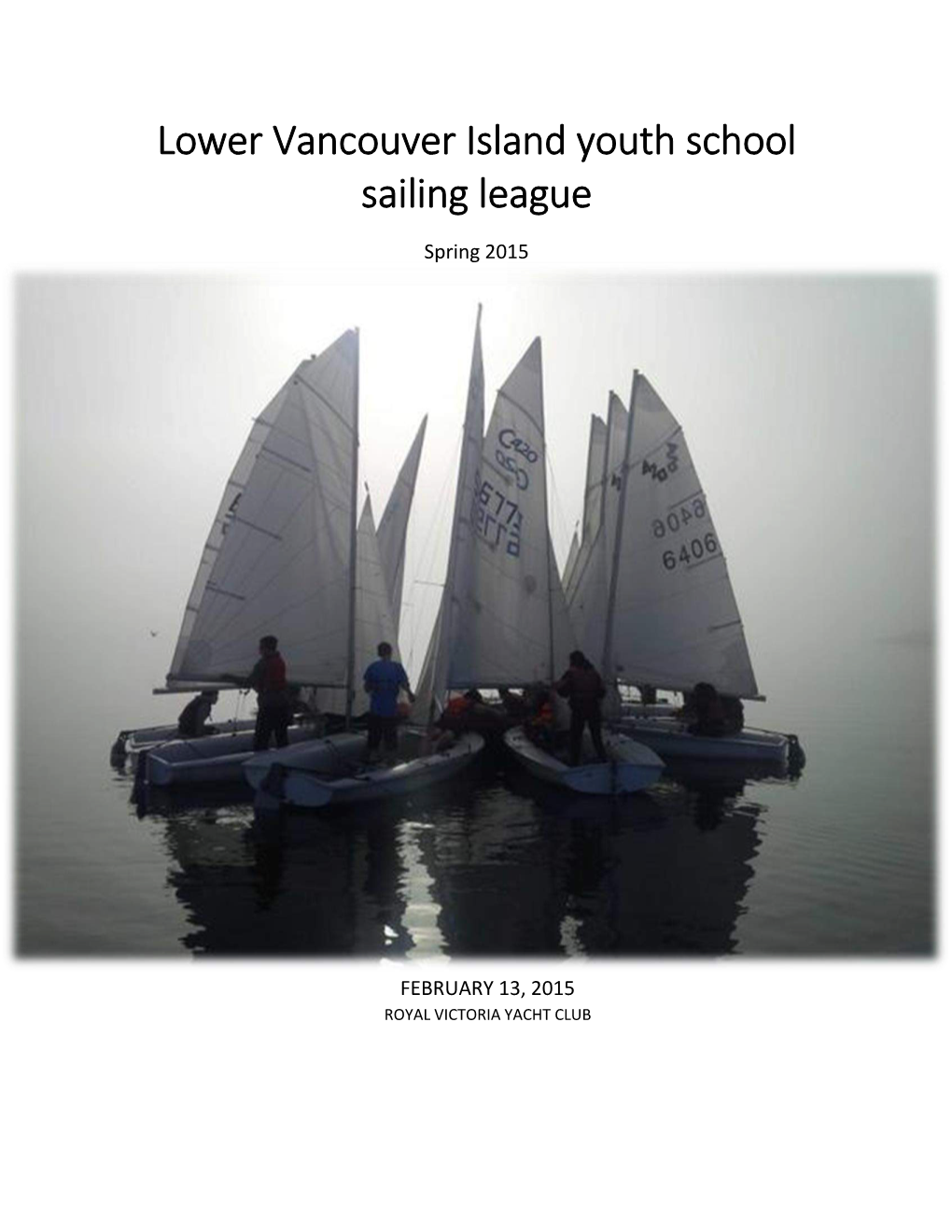 Lower Vancouver Island Youth School Sailing League