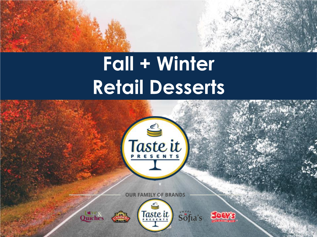 Fall + Winter Retail Desserts FALL , Halloween & Thanksgiving Retail Desserts Pumpkin Blondie (4-Pack)