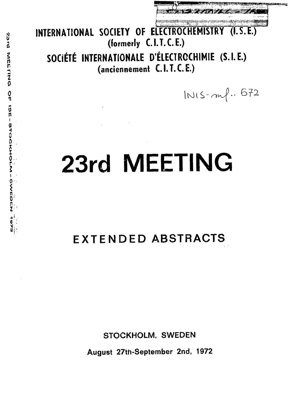 23Rd MEETING