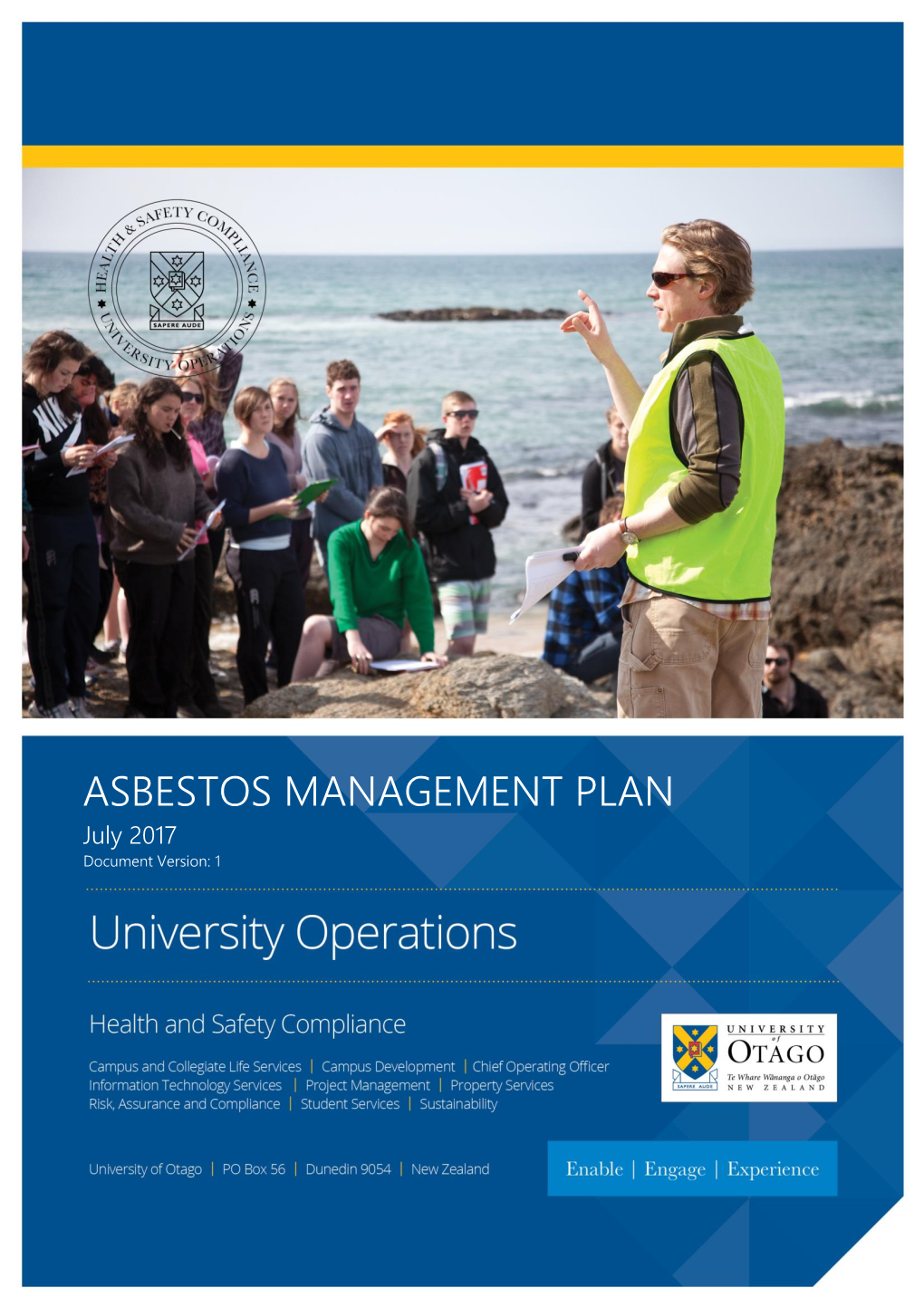 University of Otago's Asbestos Management Plan