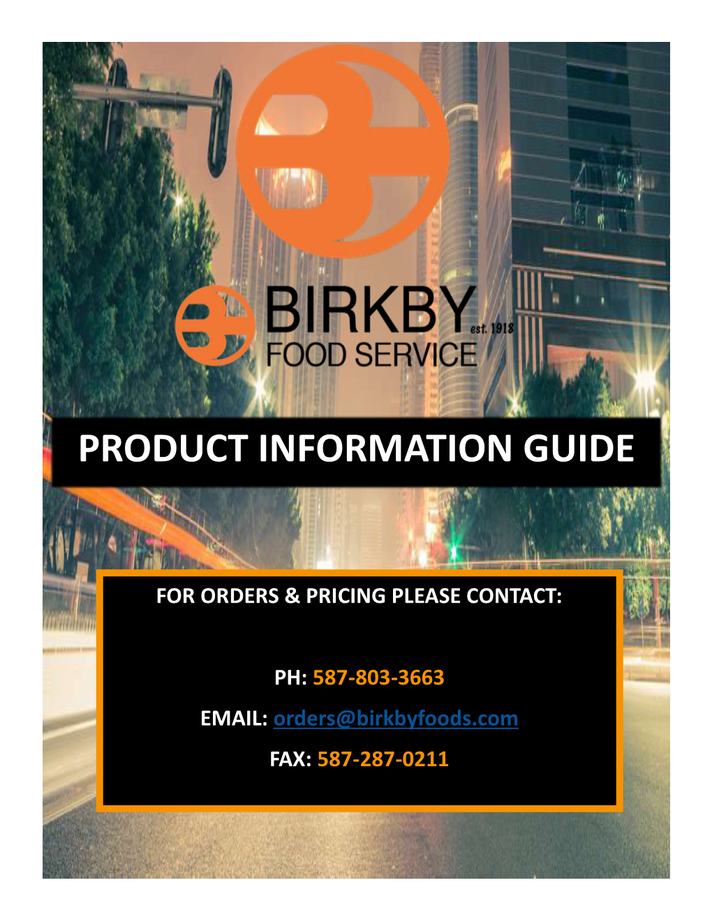 Product Information Guide