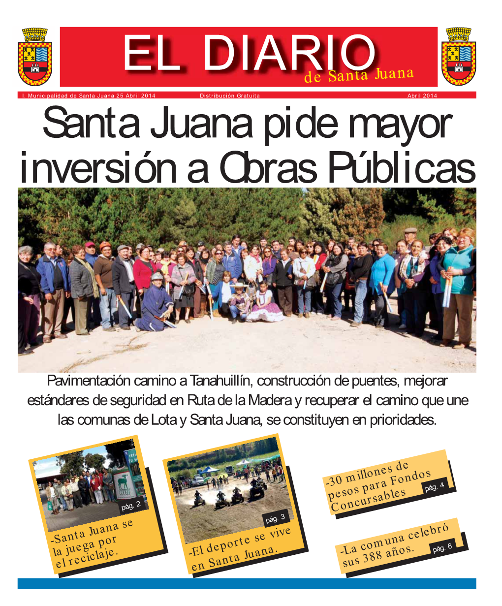 El Diario De Santa Juana – Abril 2014