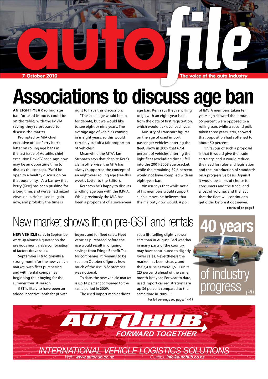 Associations to Discuss Age Ban an Eight-Year Rolling Age Right to Have This Discussion