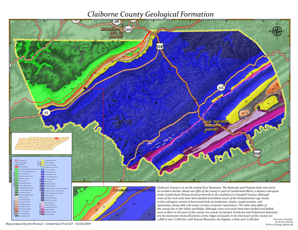 Claiborne County Geology O 24