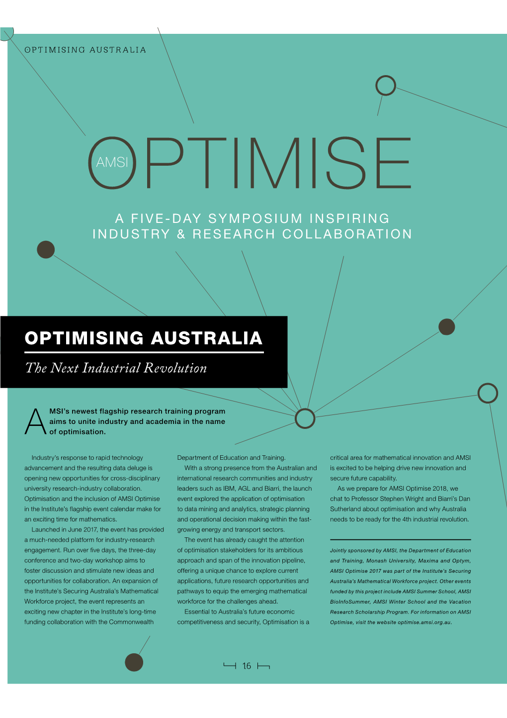 Optimising Australia