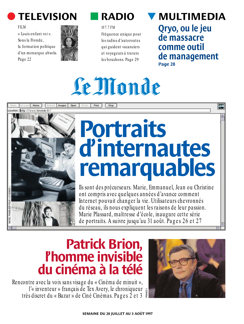 Portraits D'internautes Remarquables