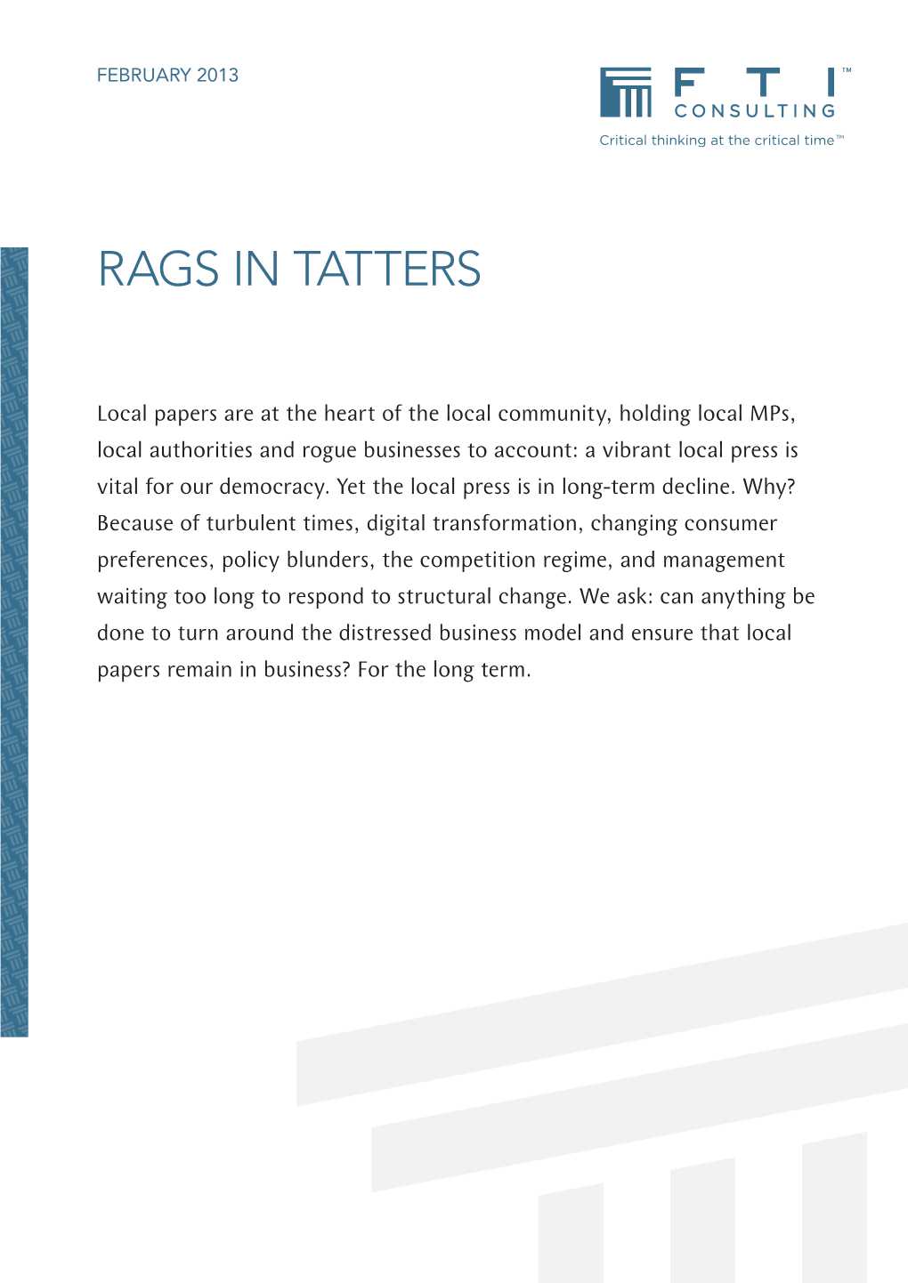 Rags in Tatters