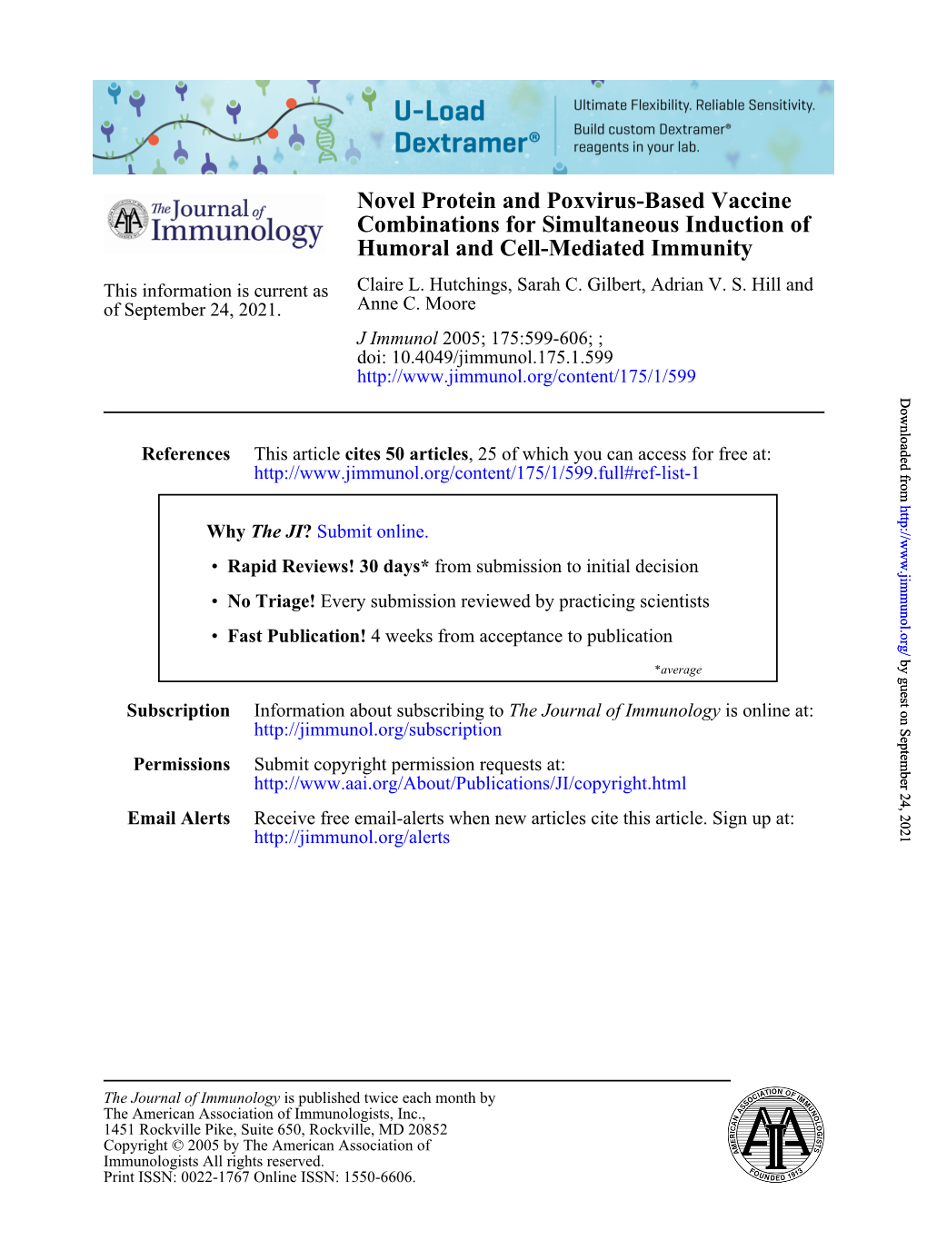 Humoral and Cell-Mediated Immunity Combinations for Simultaneous