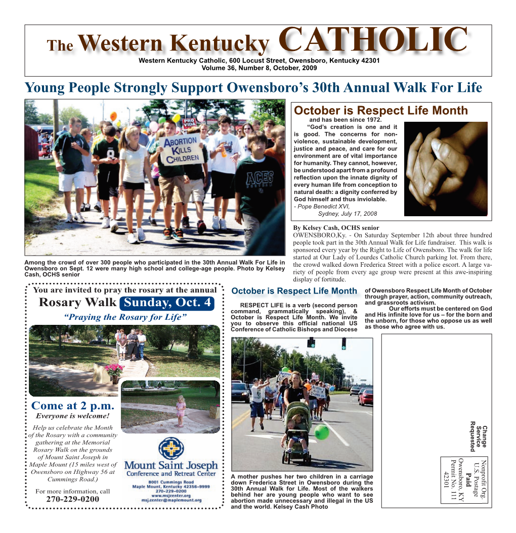 The Western Kentucky CATHOLIC