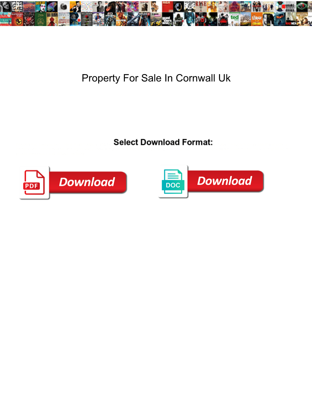 Property for Sale in Cornwall Uk