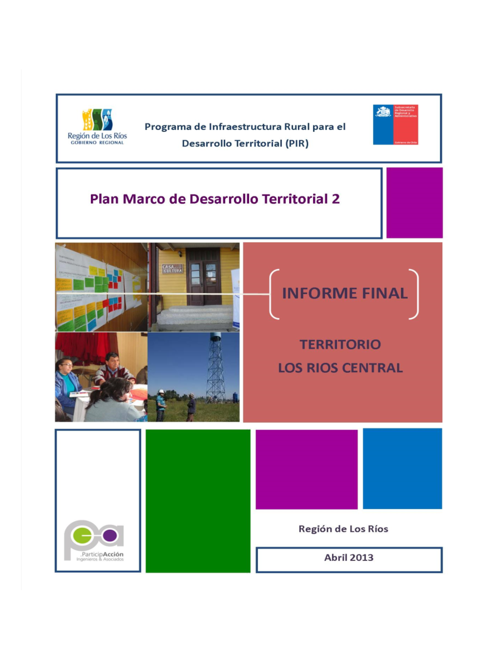 Informe Final Plan Marco De Desarrollo Territorial-2 Territorio Los Ríos Central