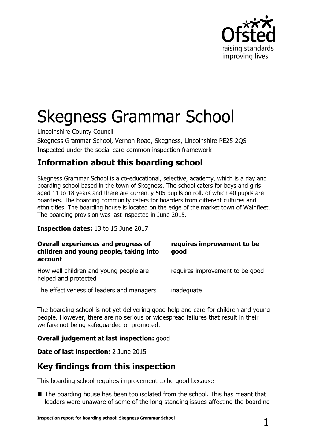 Skegness Grammar School