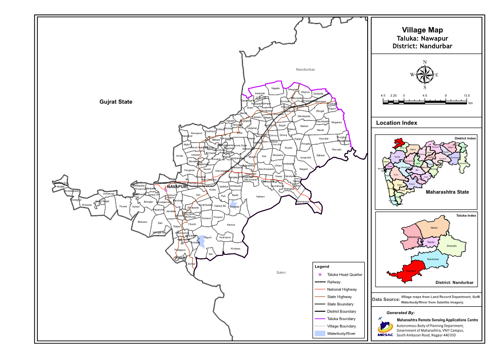 Village Map Taluka: Nawapur District: Nandurbar