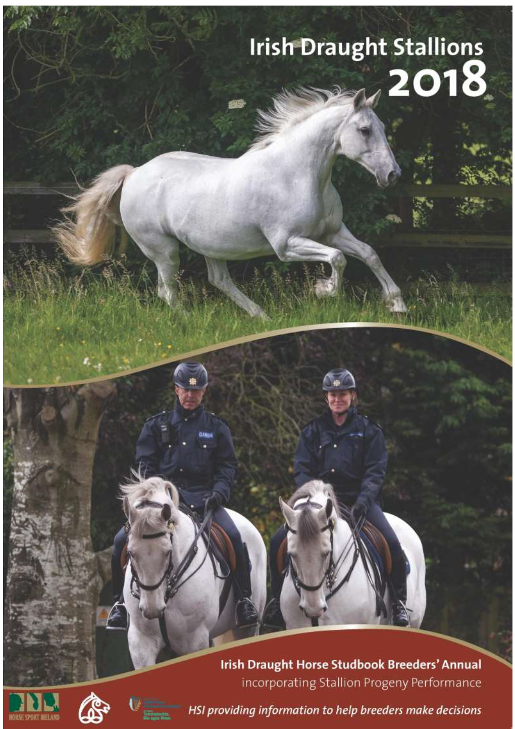 Irish Draught Horse Studbook Stallion Book 2018