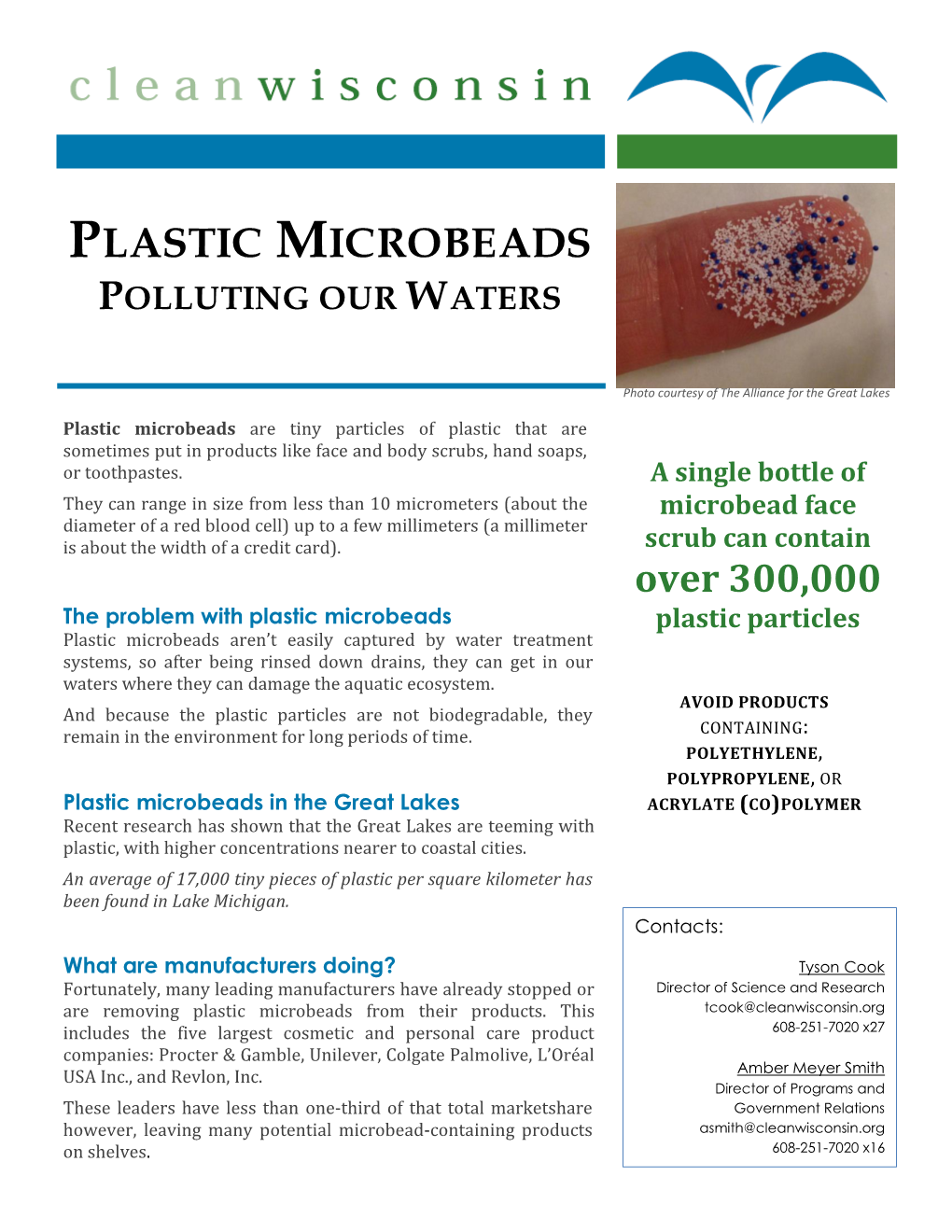Plastic Microbeads Polluting Our Waters