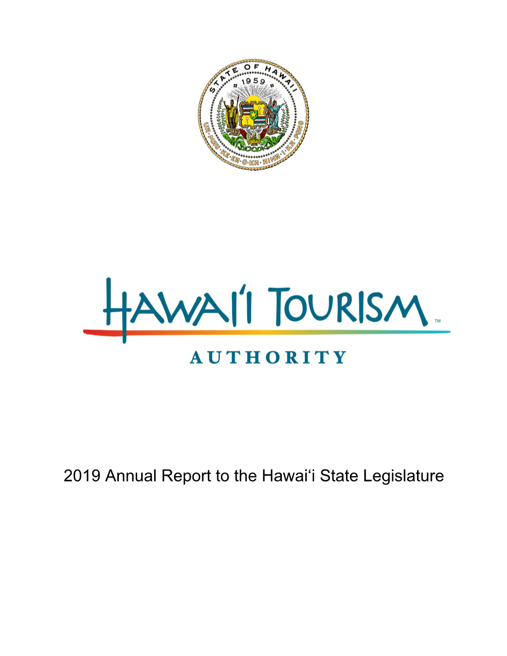 2019 Annual Report to the Hawai'i State Legislature