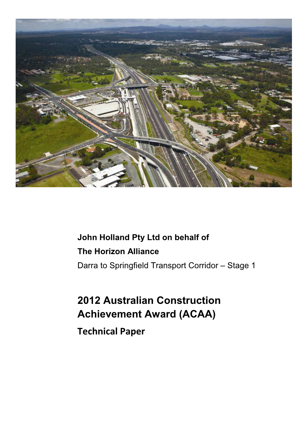 Darra to Springfield Transport Corridor – Stage 1