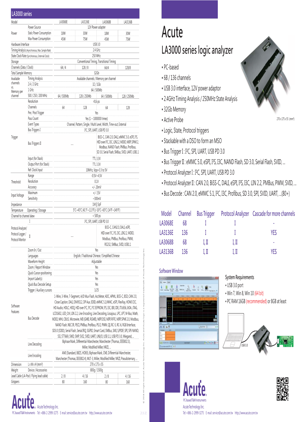 LA3000 Series Logic Analyzer